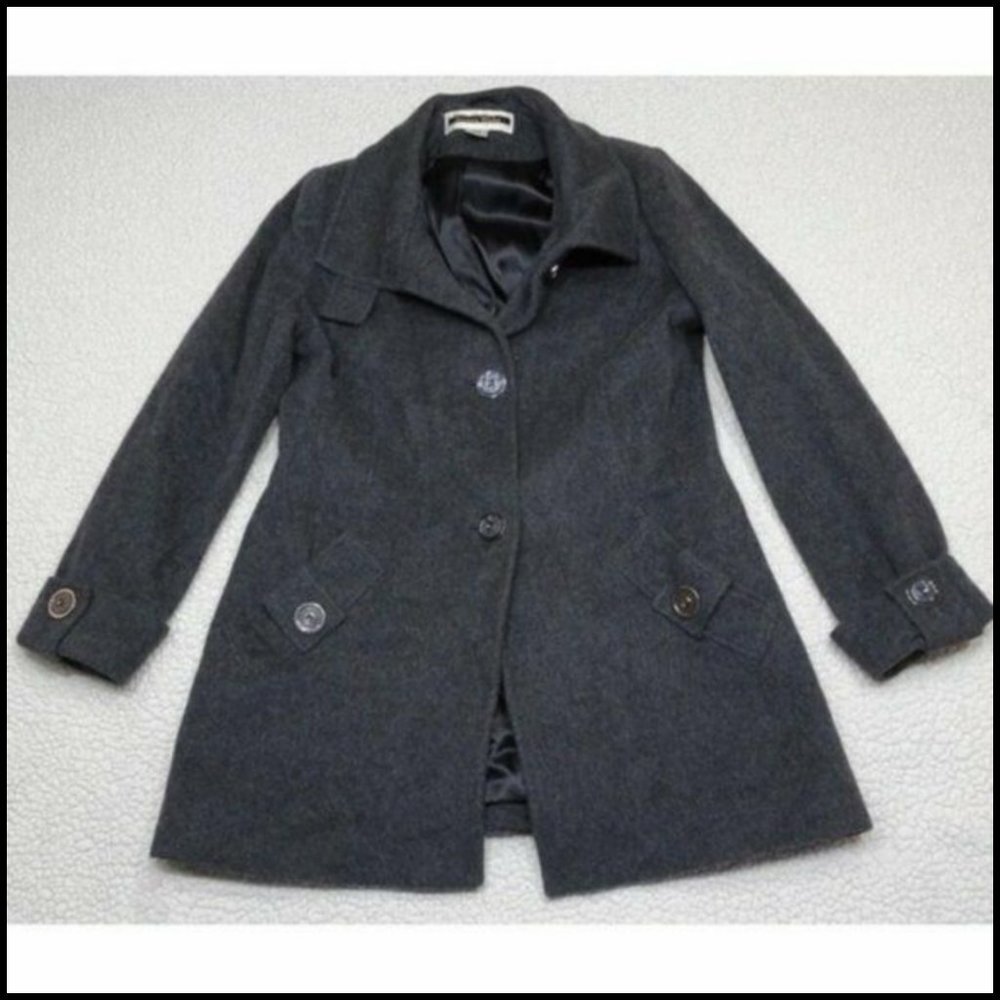 Kristen Blake Lined Pea Coat Size Small